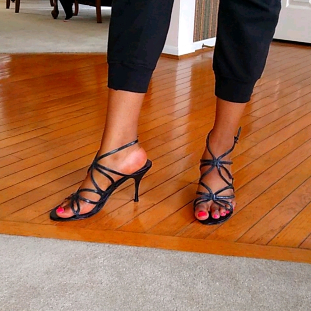 Strappy Black Sandals